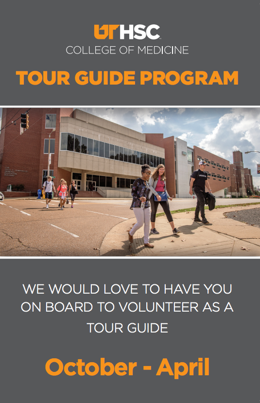College of Medicine Tour Guide Program Admissions College of