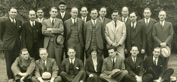 Picture of the men of the Harvey Cushing Society from 1932