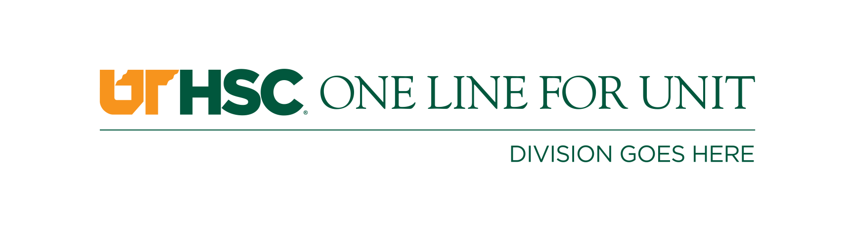 One line for unit line