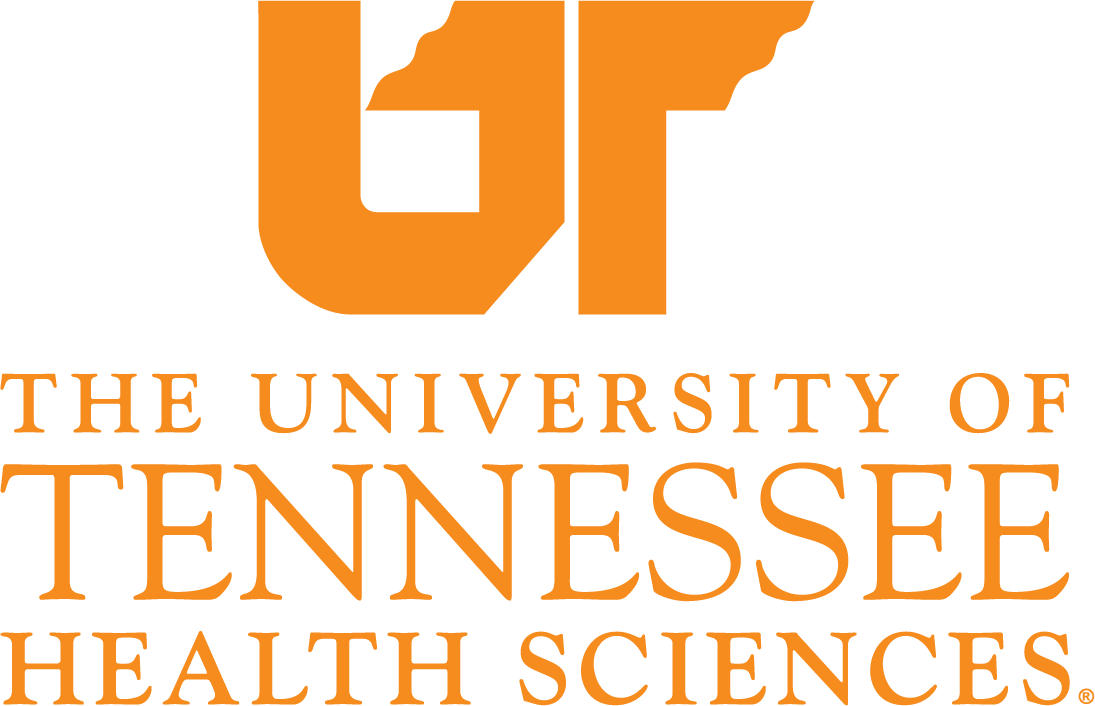 UTHS centered logo that uses Tennessee orange as the single color