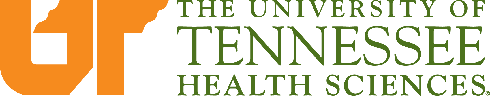 UTHS stacked logo with brand colors.