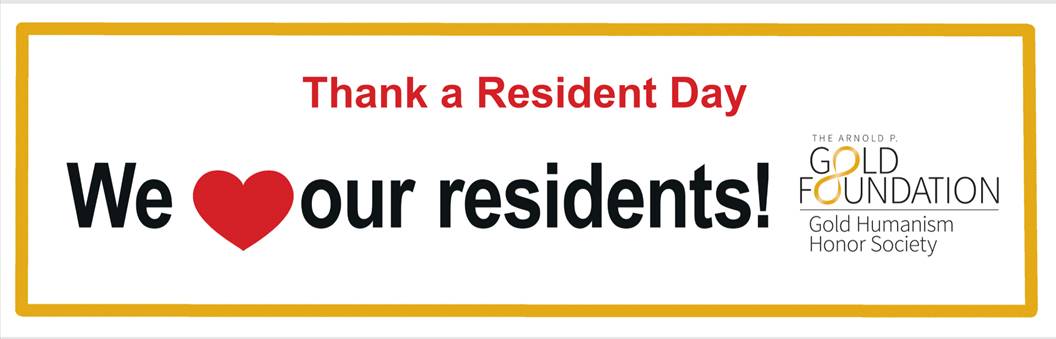 Thank a Resident Day Banner