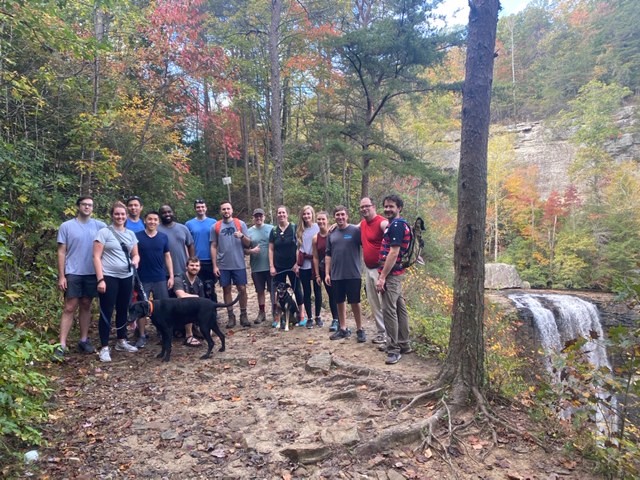 emergency medicine residents on well being day