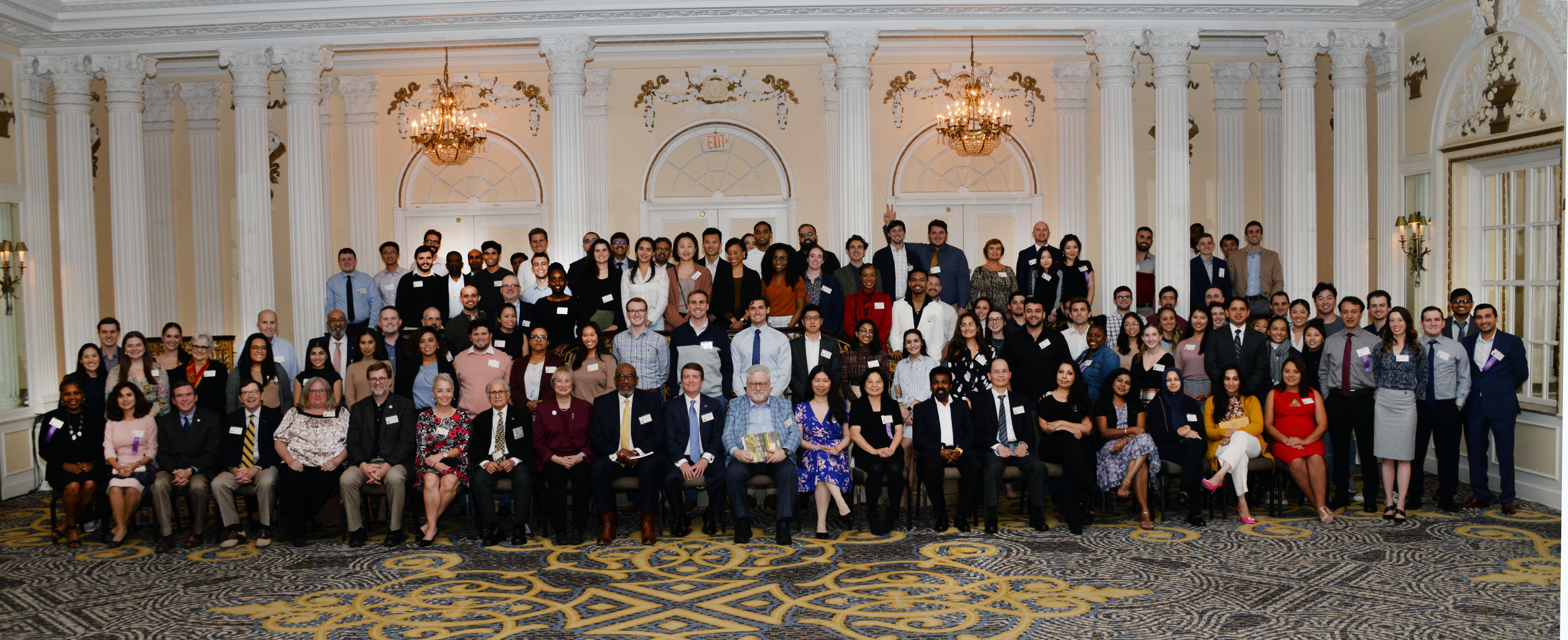 group photo of participants at hinman