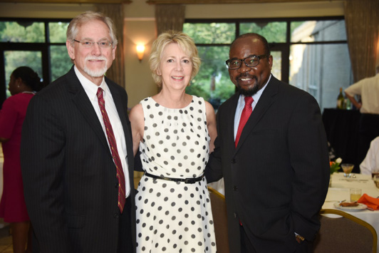 Dr. Alvin Powers (Given’s DVP recipient), Mrs. Mary King Given, (widowed of Dr. James R. Givens), Dr. Samuel Dagogo-Jack, (Division Chief, Med-Endocrinology)