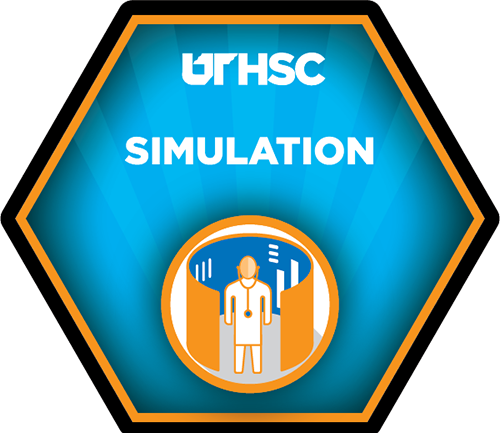 simulation badge medallion