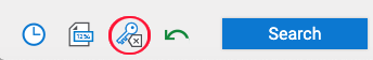 Clear search icons