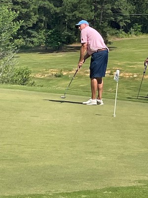 Residents at the golf tournament