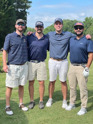 Residents at the golf tournament