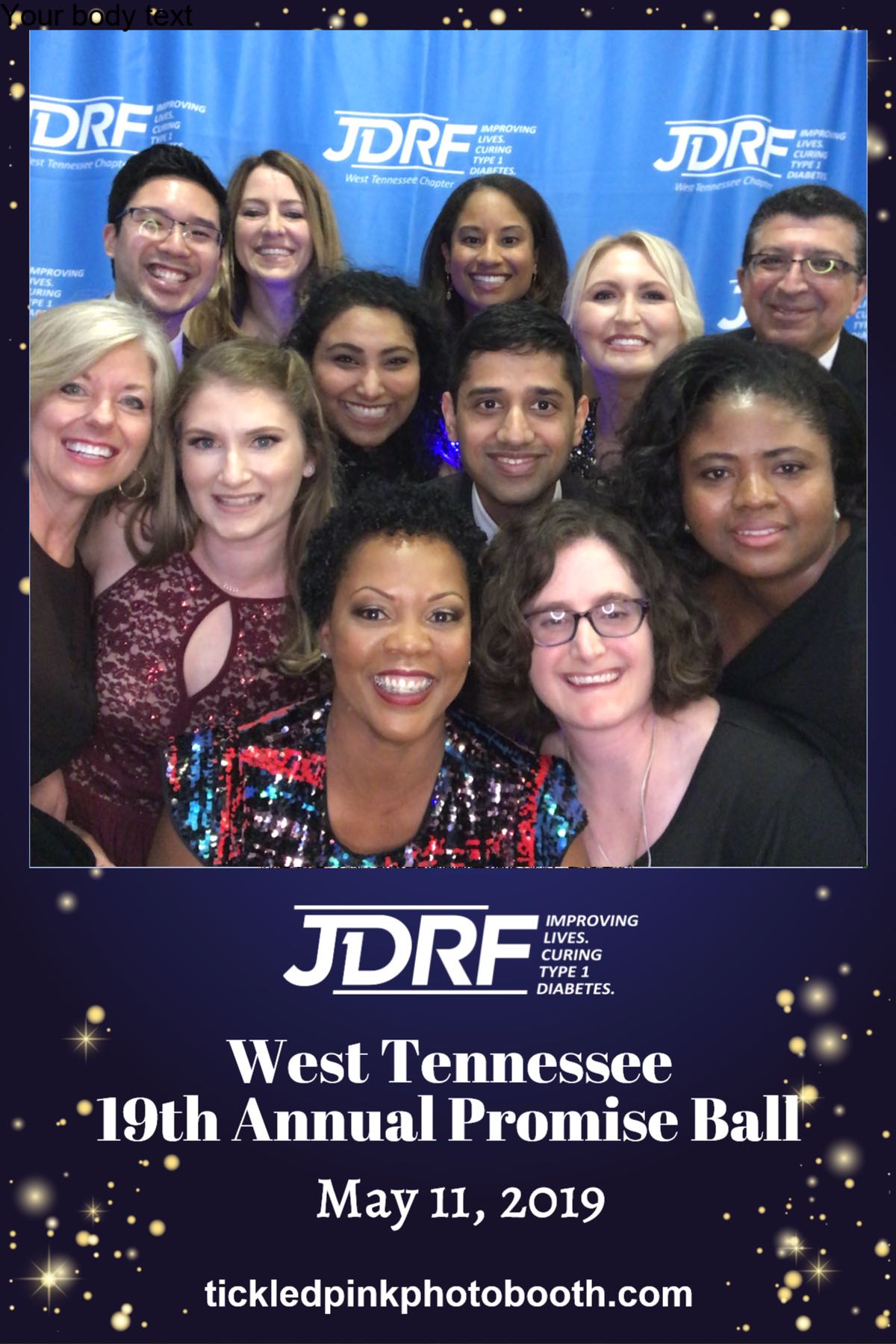 Group photo from the West TN 19th Annual Promise Ball