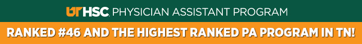 UTHSC Physician Assistant Program, Ranked #46 and the highest ranked PA Program in TN!