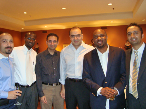 Fellow and faculty at the 2010 graduation dinner