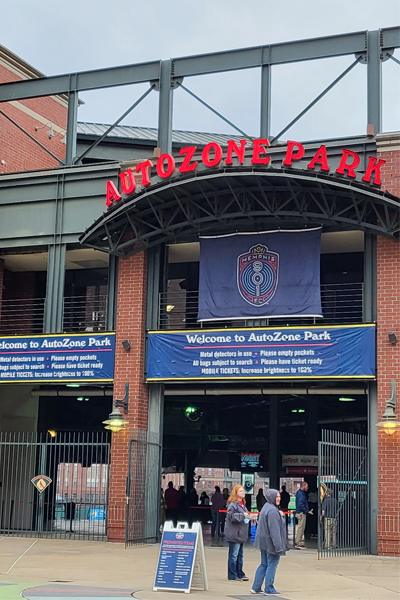 Outside view of the stadium