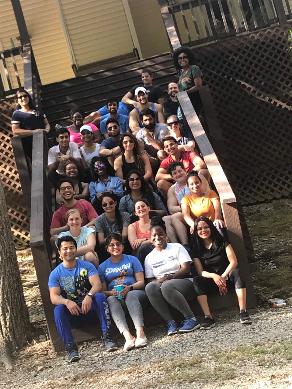 group of residents