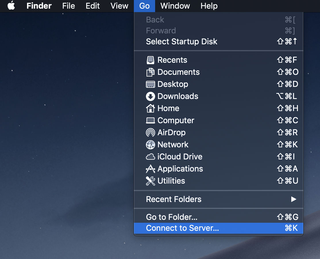 remote desktop settings screen