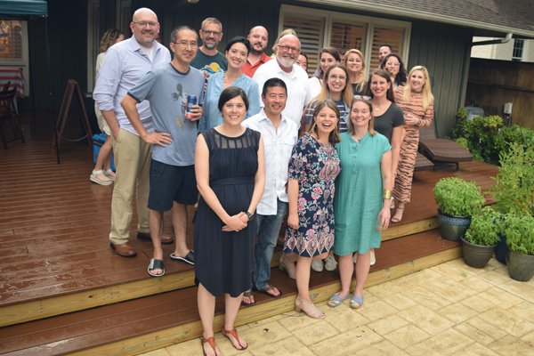 Group photo of fellows in an outdoor setting