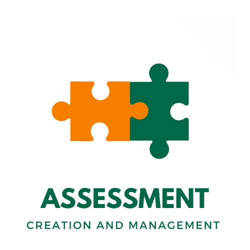 Assessment with puzzle pieces icon
