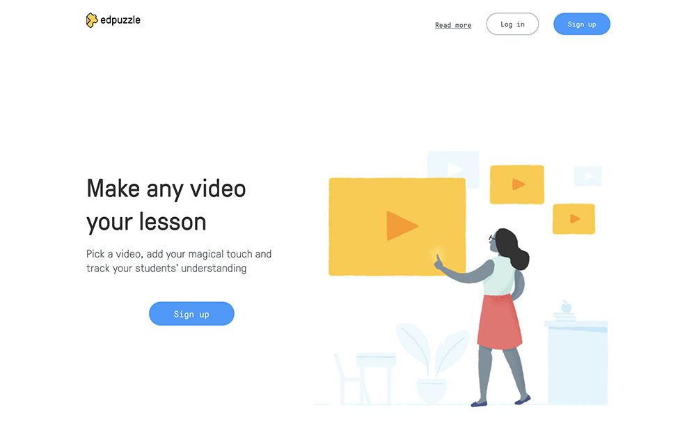 EdPuzzle Frontpage