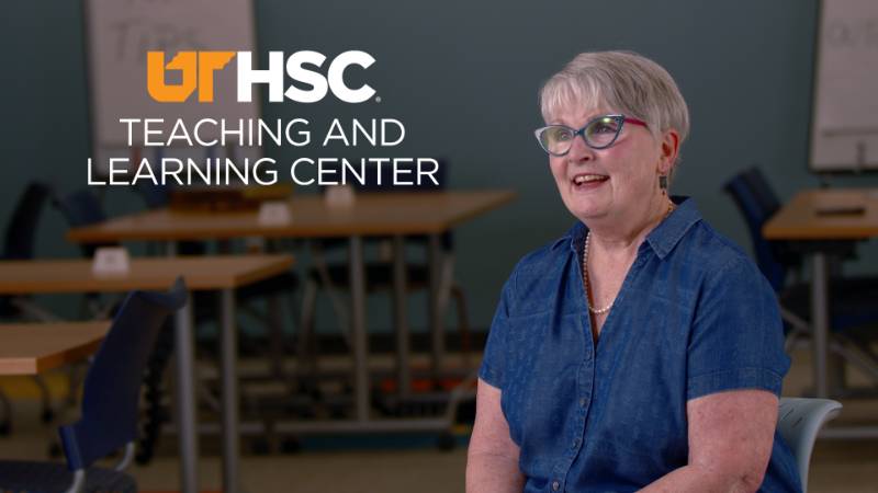 UTHSC Teaching and Learning Center presents Dr. Kate Fouquier. 