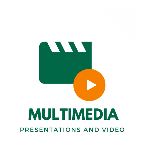 Multimedia and video presentation icon